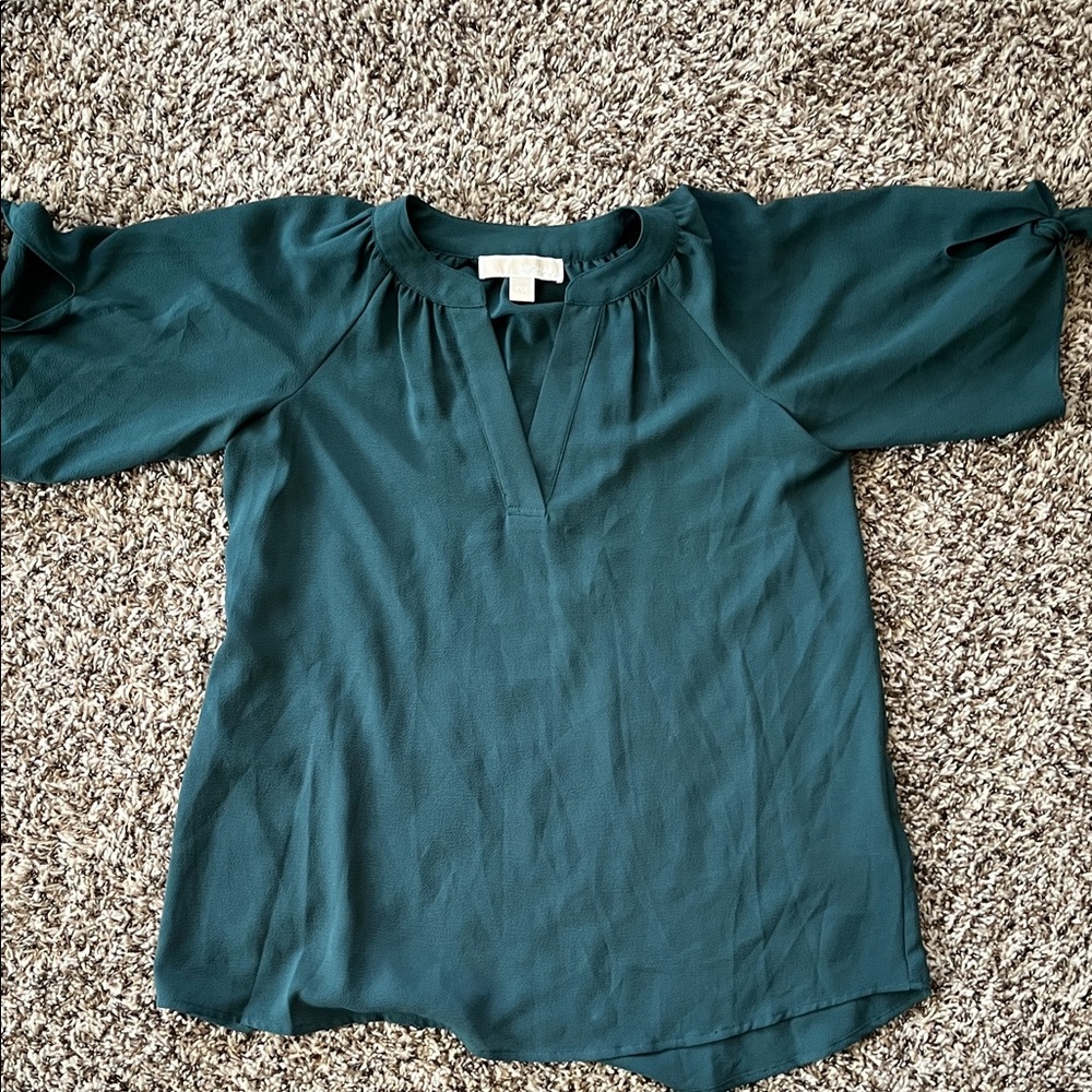 MICHAEL Michael Kors Teal Blouse